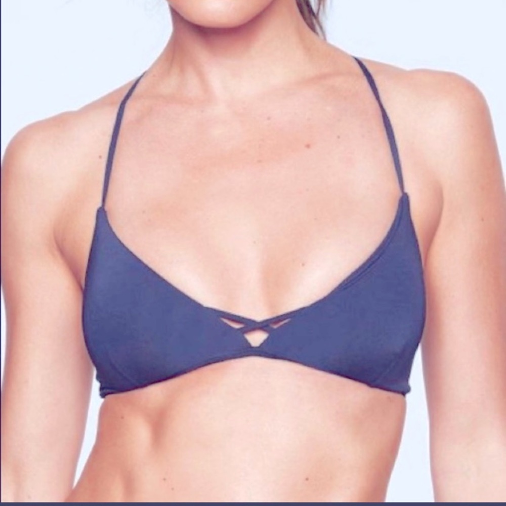 Navy Blue Athleta Bikini Top